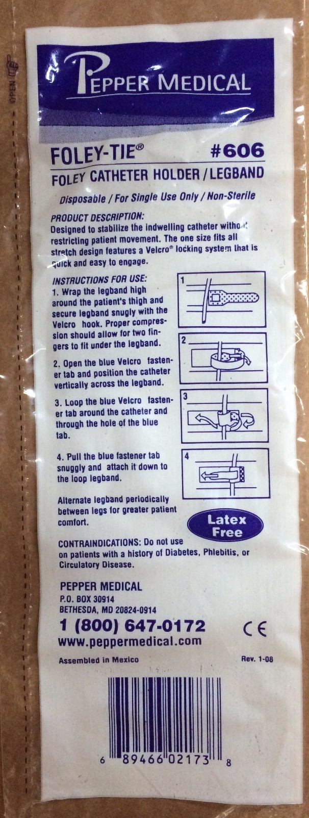2 Foley Catheter Leg Bag Holder Strap Band Wrap Loop Tube Tie Urinary Drainage
