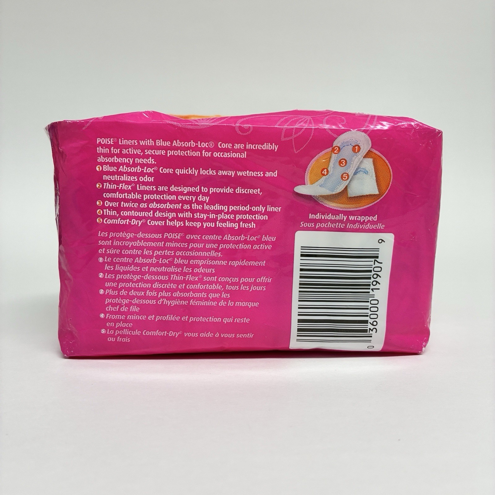 Poise Liners Very Light Absorbency, 16ct | Incontinence Bladder Protection Leaks