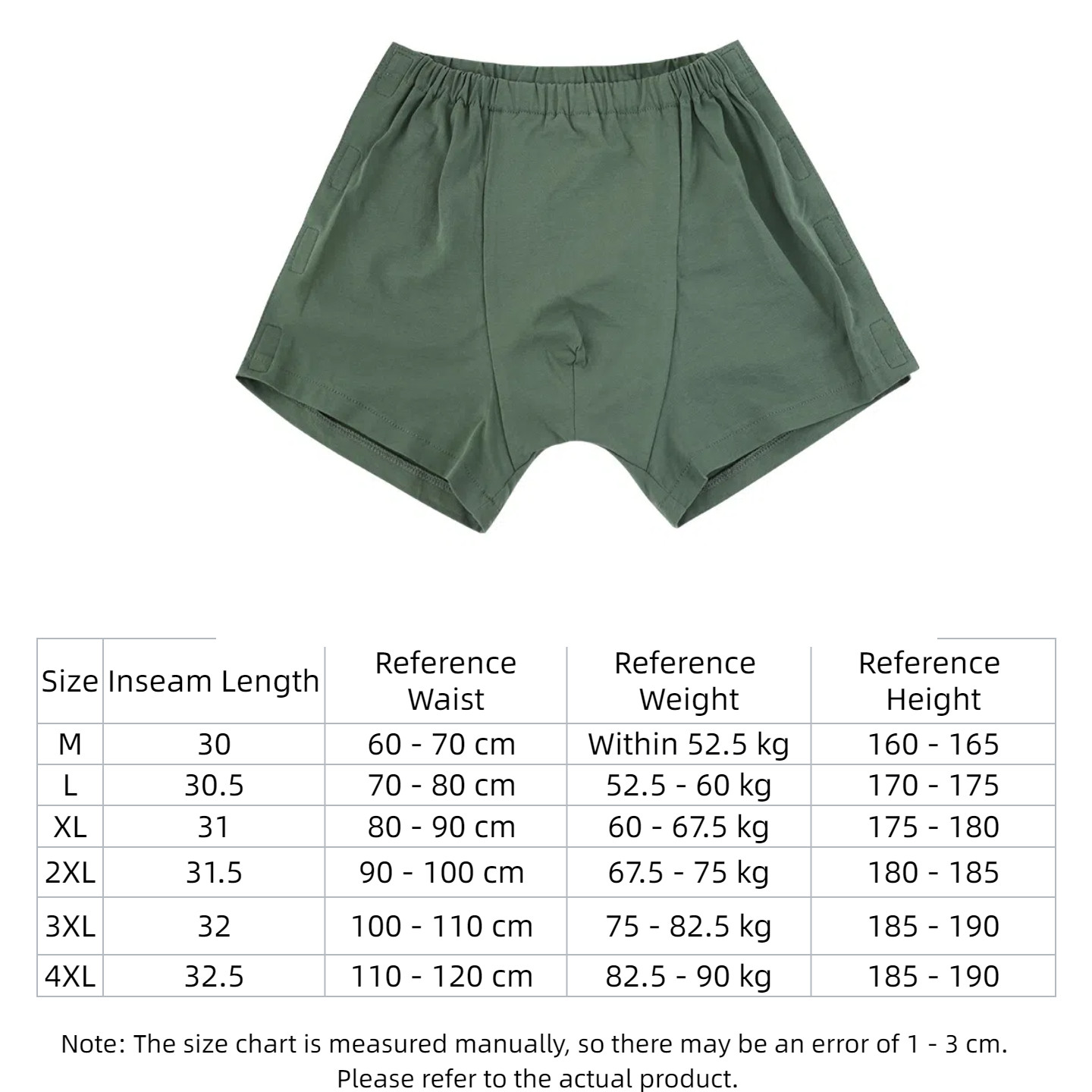 Patient Care Underwear Breathable Surgery Tear Away Shorts Elderly Disability AU