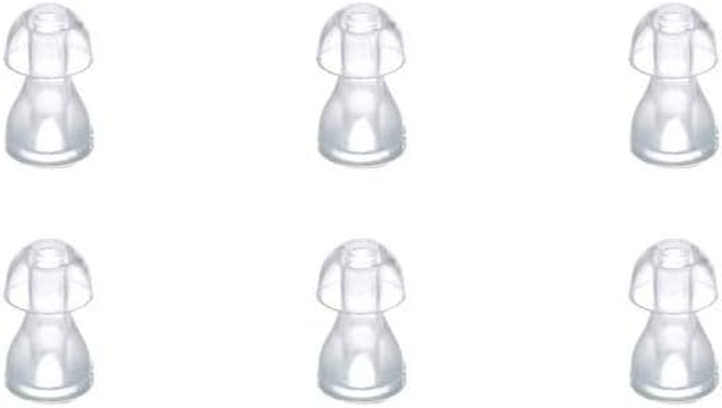 （6Pcs/Lot）Hearing Aid Ear Tips Silicone Earplug Domes for BTE,ITE and Pocket Hea