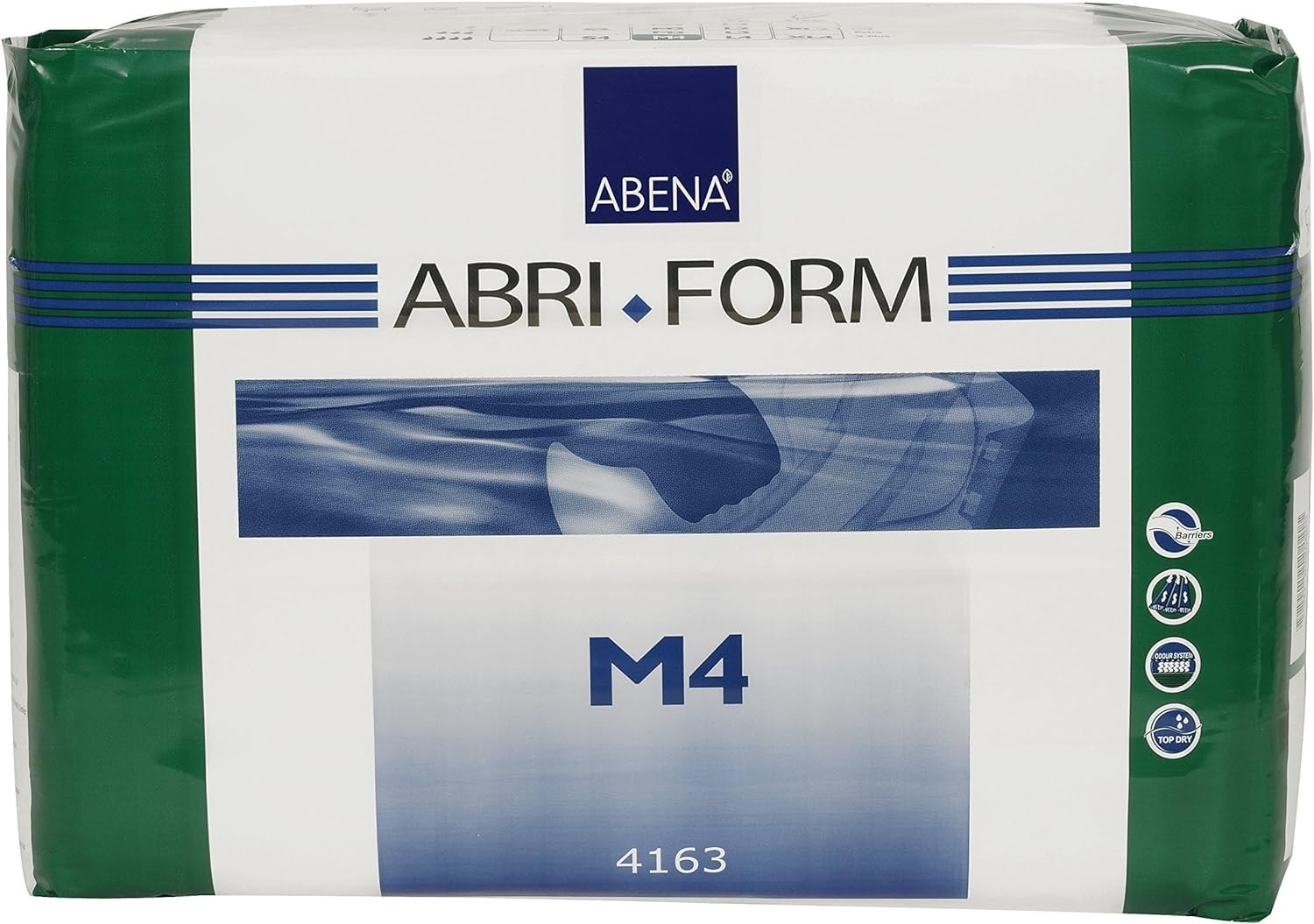 Abri-Form Comfort Plastic-Backed Diapers, Medium, 14 Pack*-“
