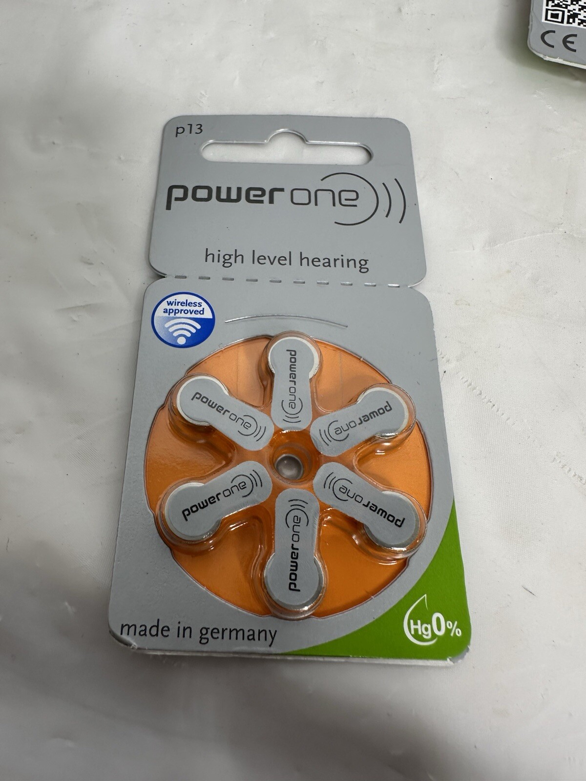 7 Powerone Size 13 Hearing Aid Batteries P13 Pack of 42 Expire 3/2023