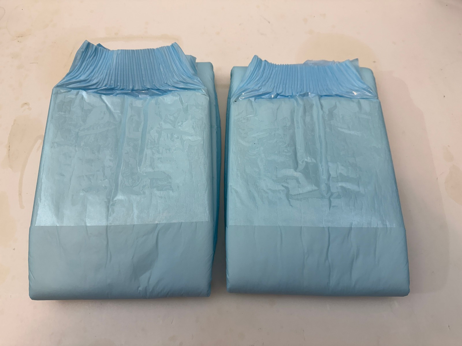 2 Samples BLUE Sunkiss Masterpiece Adult Diapers 6000ML Size S/M 26″-44″