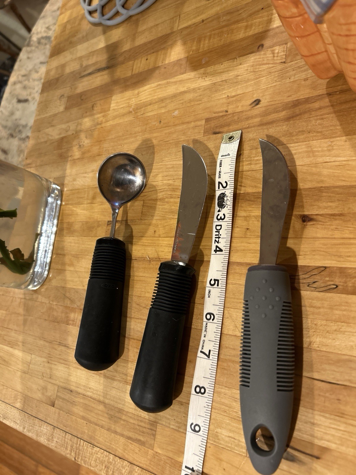 Set Of 3 Adaptive Utensils Disability Friendly Knives And Soup Spoon