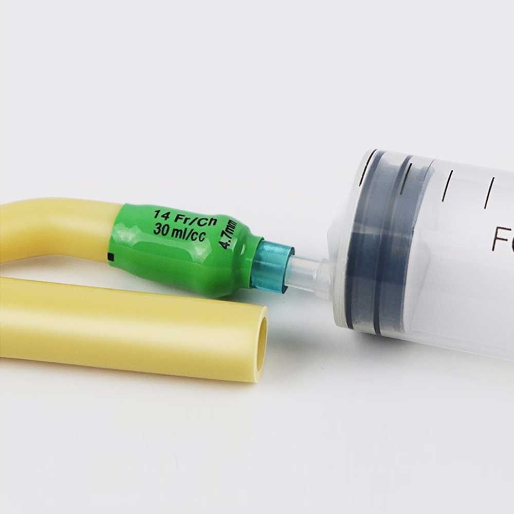 5Pcs 14-22FR 2 Way Latex Urinay Catheter Urology With Valve Urethral Catheter US