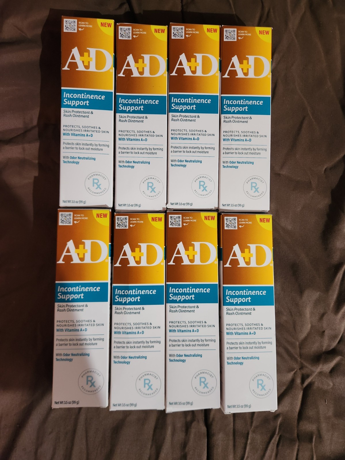 A+D Incontinence Support Skin Protectant & Rash Ointment 3.5 oz Odor Neutralizi…