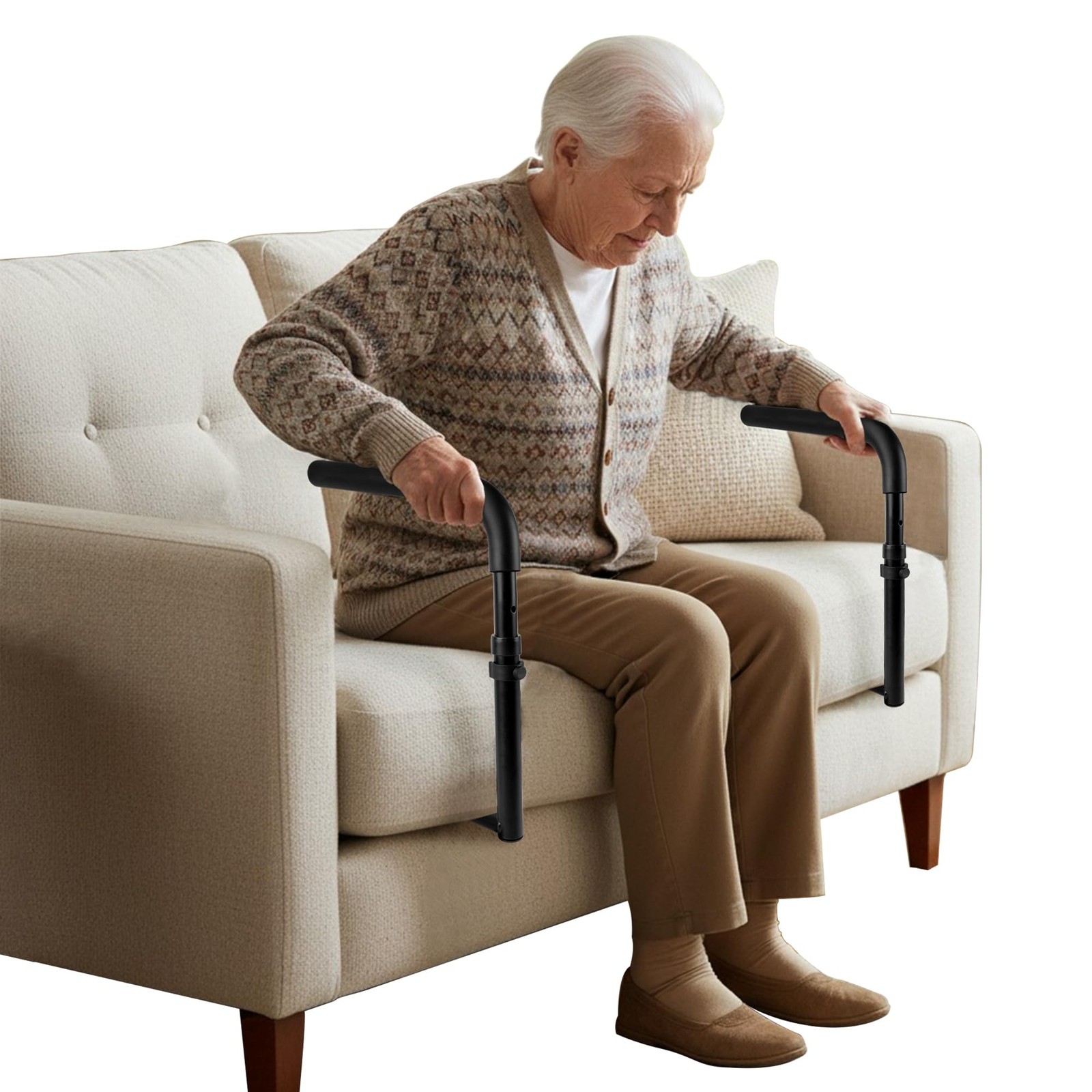 L1 Stand Assist Rail for Couch, Chair Stand Assist Aid for Elderly, Elderly A…