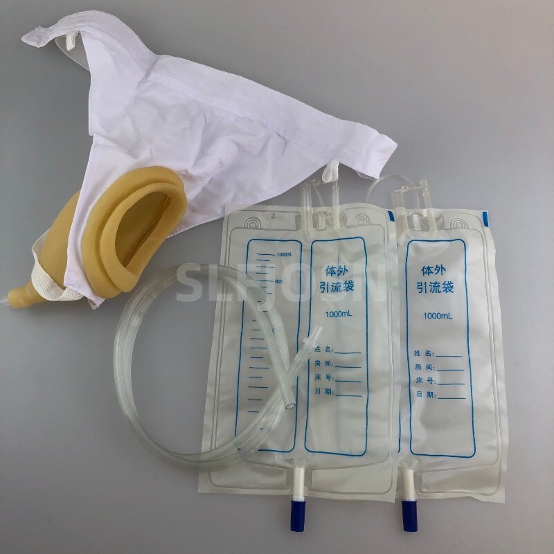 Latex Bag for Elderly Male Women Urine Bag Catheter Urinary Reusable Pee Pouch