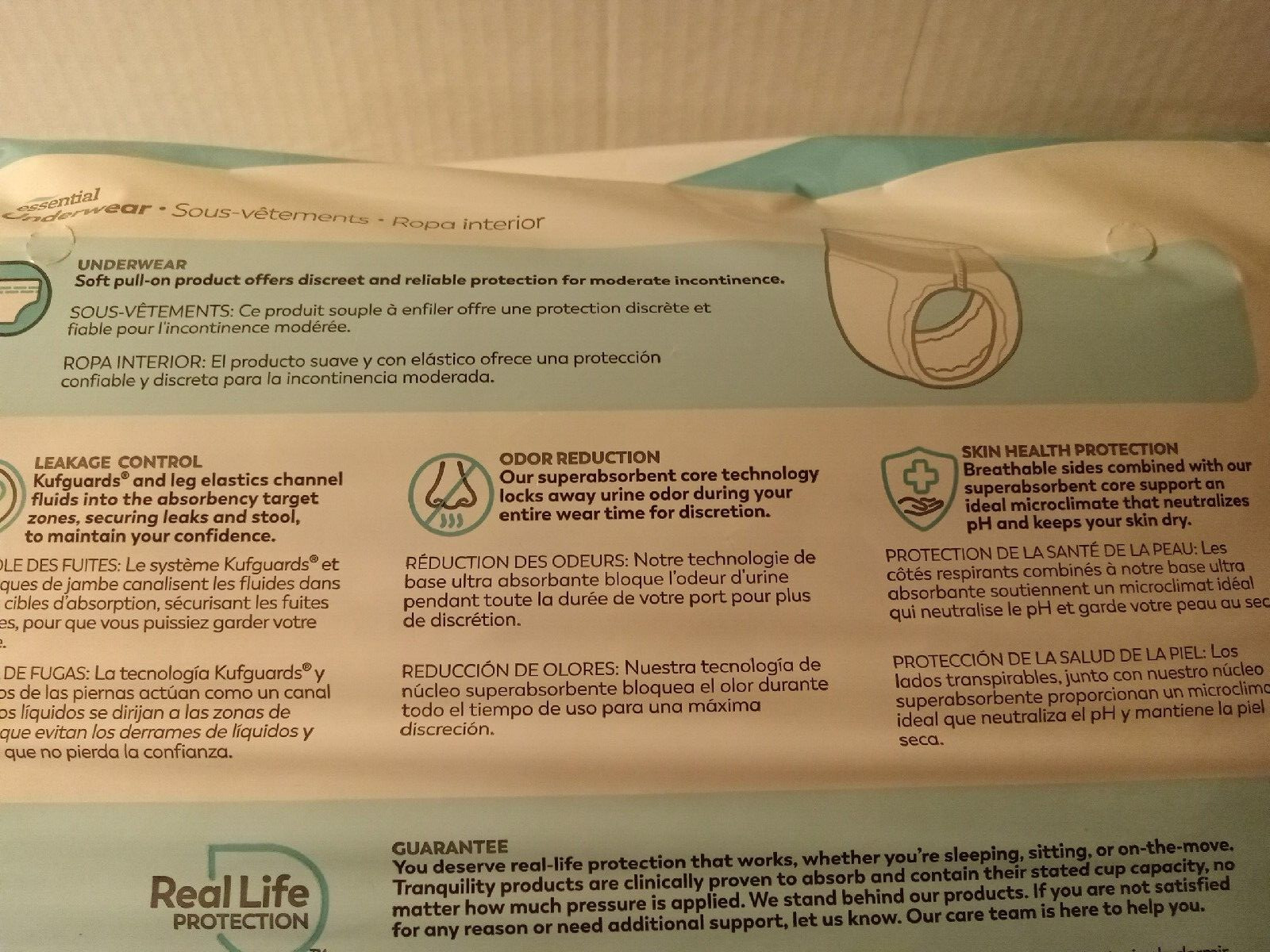 Tranquility Disposable Underwear Medium 25 Count