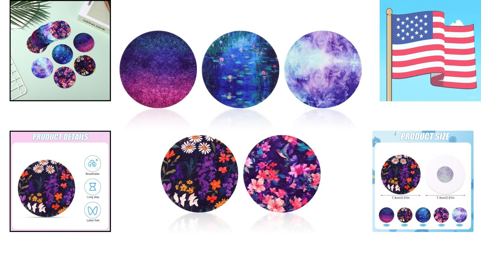 25pcs Sensor Covers Patch, Waterproof Non-Woven Fabric Sensor Overpatch for L../