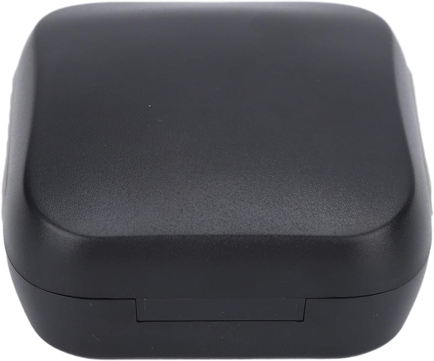 Sleek Black Hearing Aid Case – Hard, Lightweight & Splashproof, Fits ITE/RIC/CIC