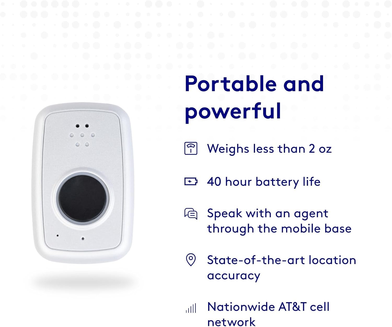 ADT – On-The-Go Mobile Medical Alert System for Seniors – GPS Capabilities, Incl