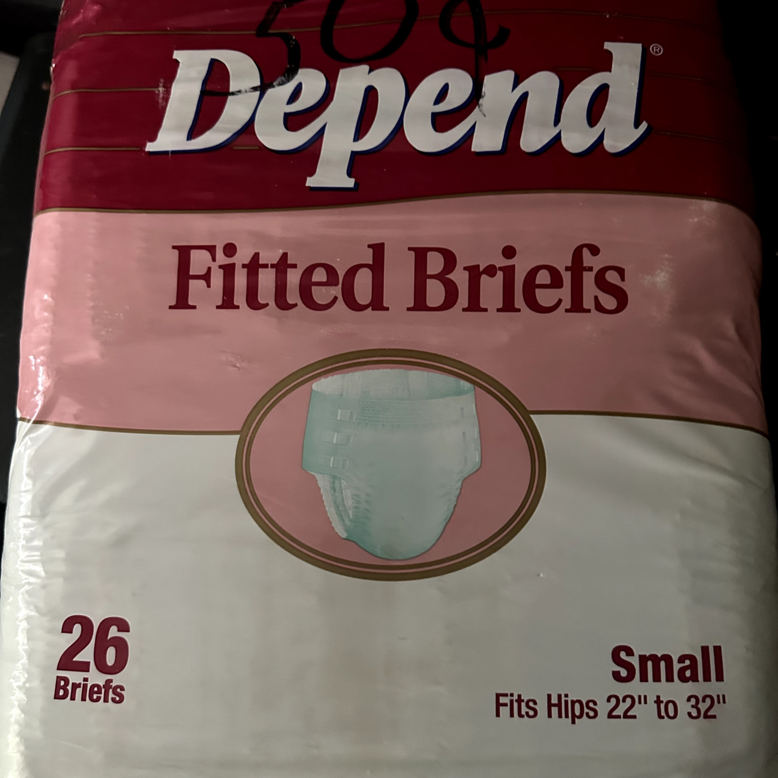 1 diaper Plastic Vintage Depends (like a Plastic Huggies size 8) Size Small
