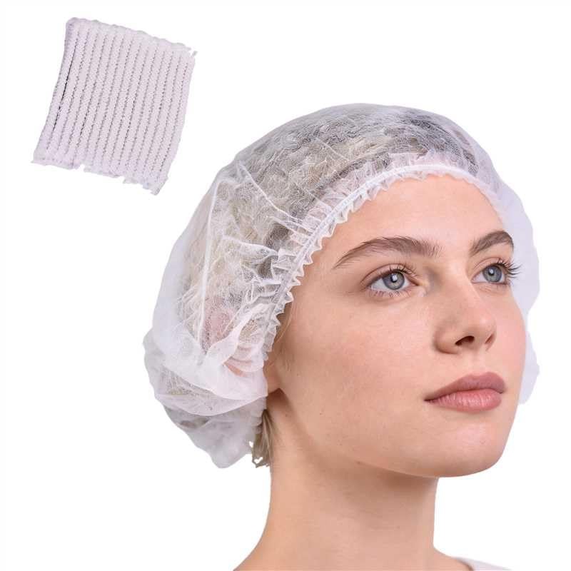 160 Pcs Disposable Bouffant Caps, 21 Inch Stretch, Disposable Hair Net for Be…