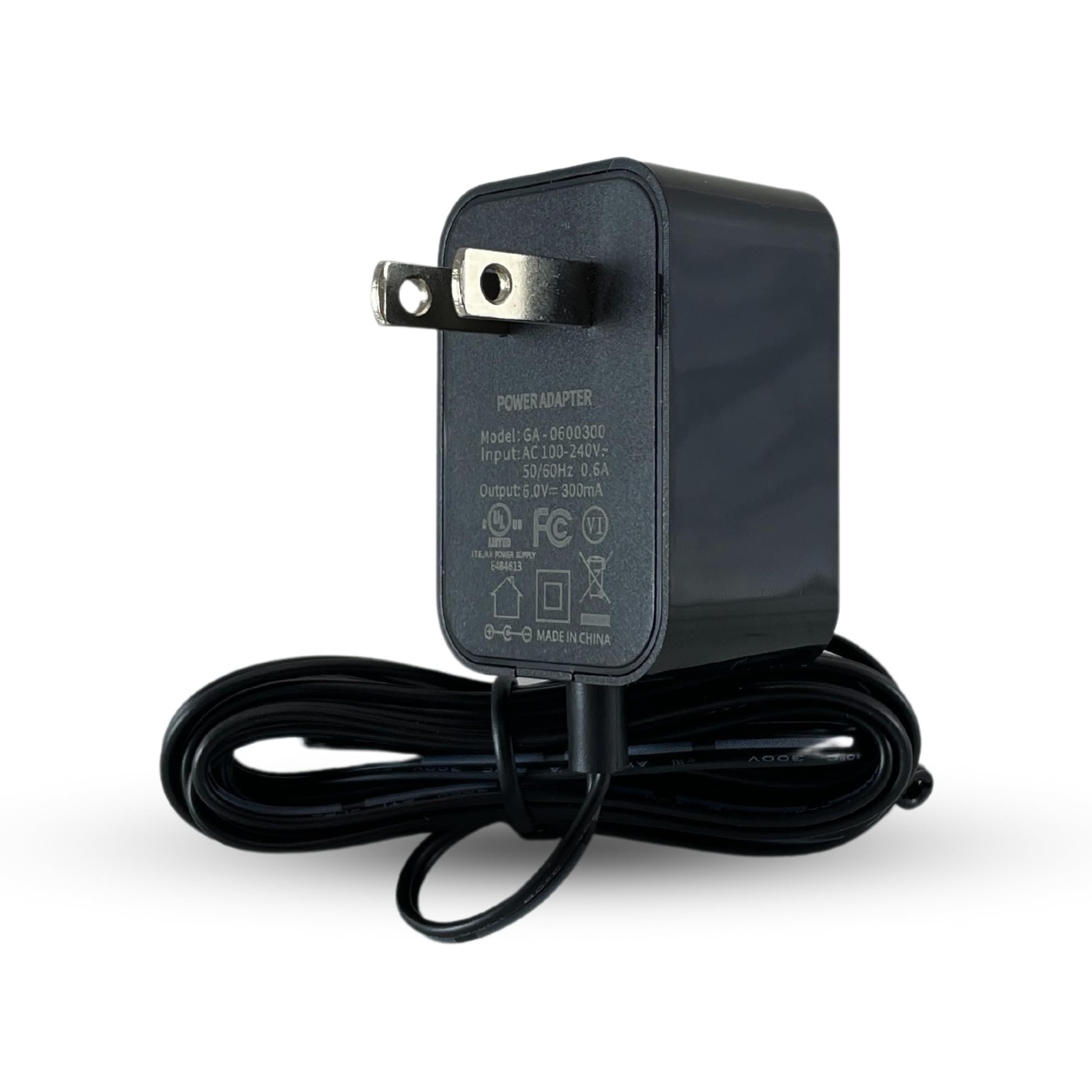 AC/DC 6 Volt Power Adapter for Secure SUA-120, SMA-120, WAM-1R Bed & Chair Al…