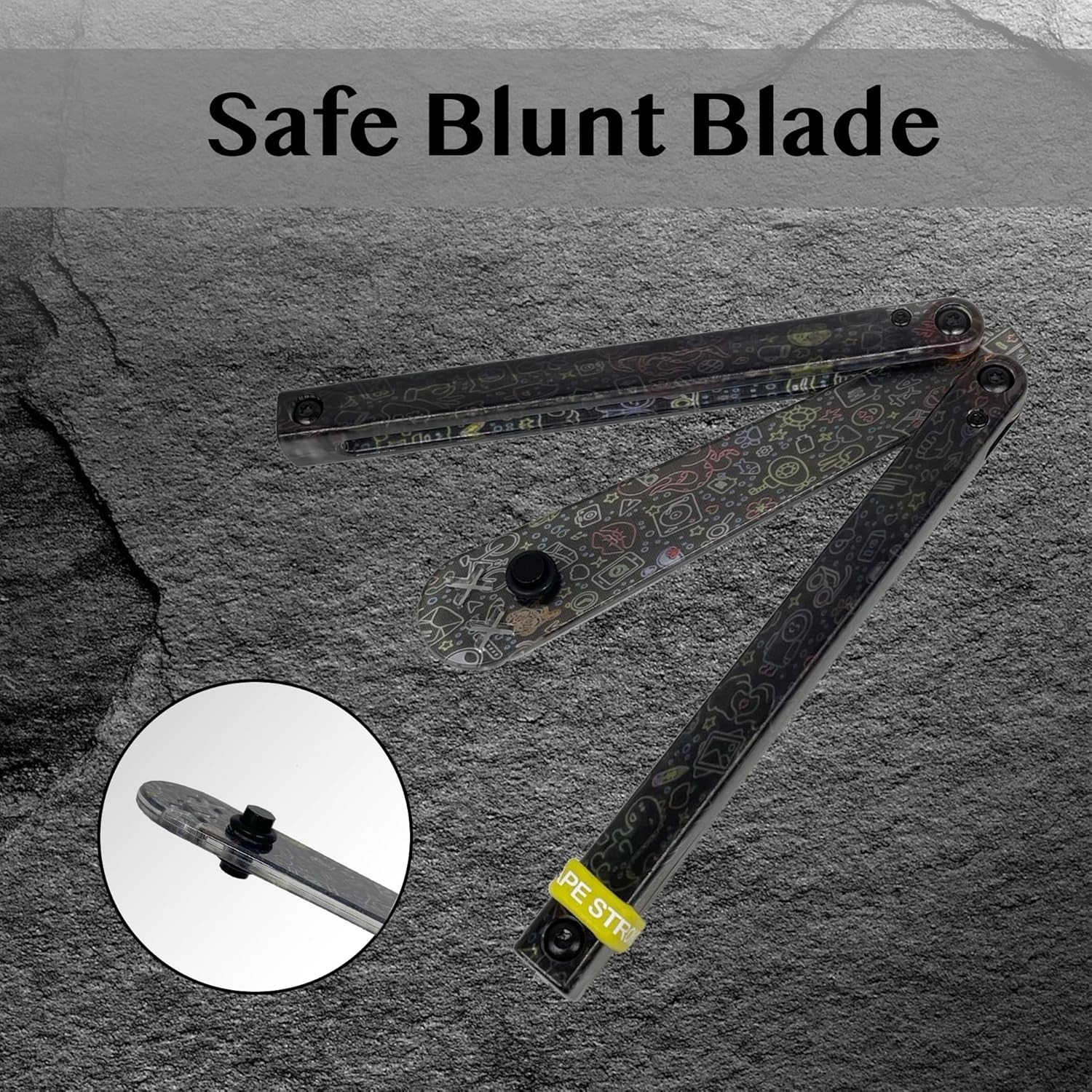 Lightweight Foldable Plastic Practice Tool for Safe Beginner Training – 9.85in