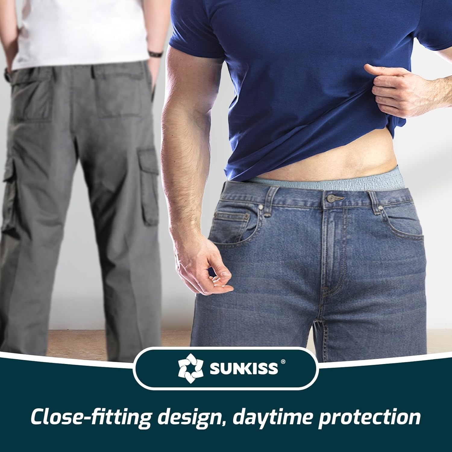 SUNKISS Men Incontinence Underwear Max Absorbency XXL Gray 32 Count