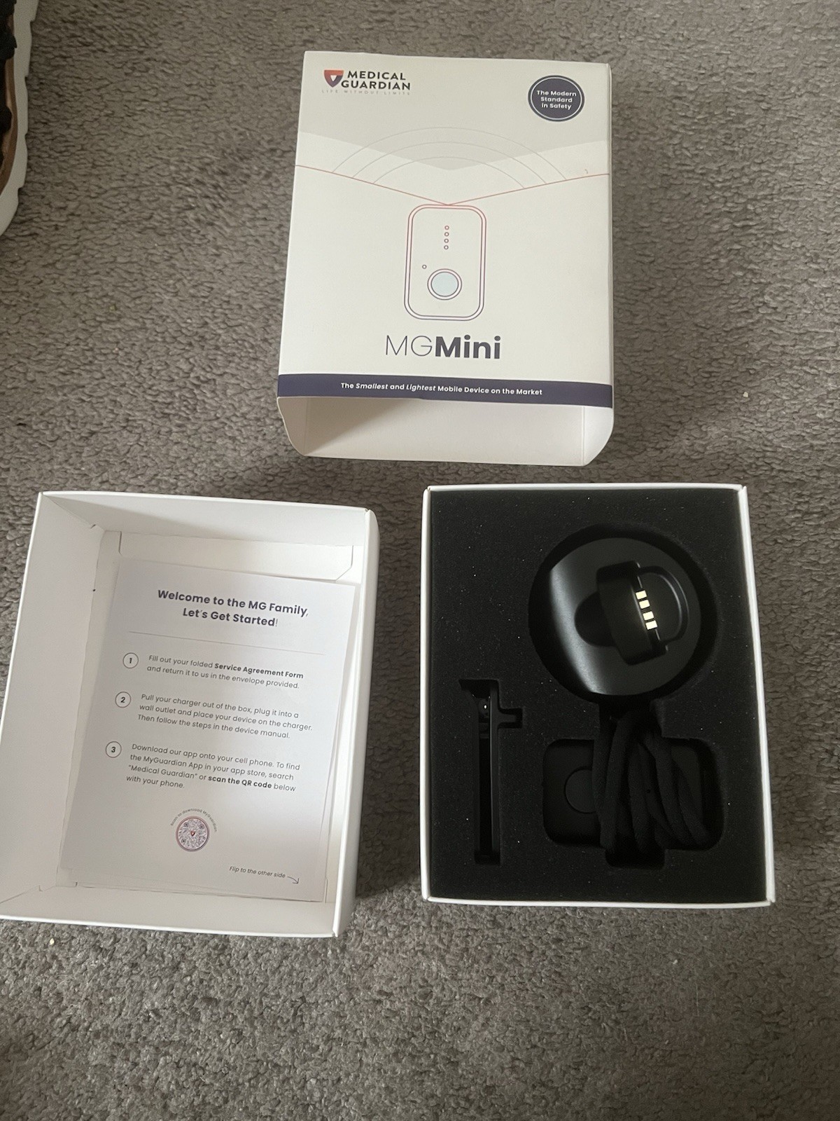 Medical Guardian MGMini Life Alert Device BLACK *NEW* (LIFE ALERT STYLE)