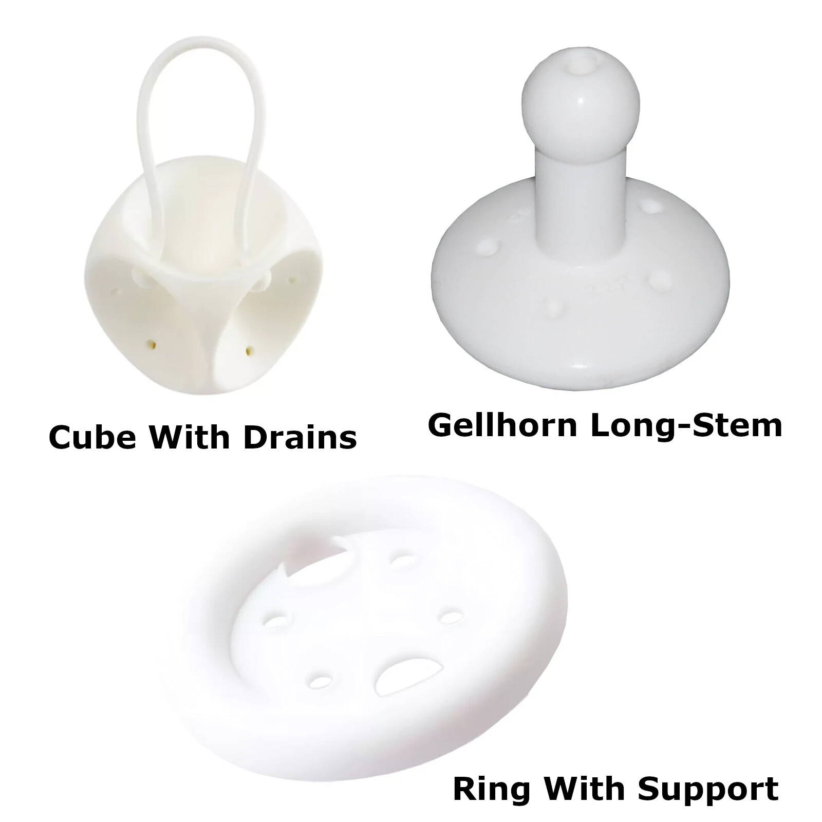 Bioteque America Pessaries Bundled With Support, Pack of 3