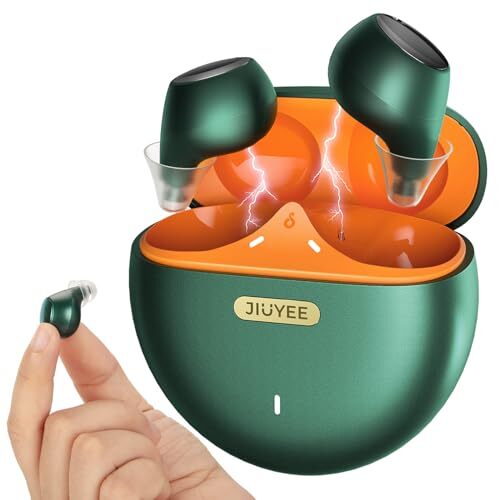 Jiuyee Bluetooth Hearing Aids Mild Moderate OTC Self-Fitting – Green