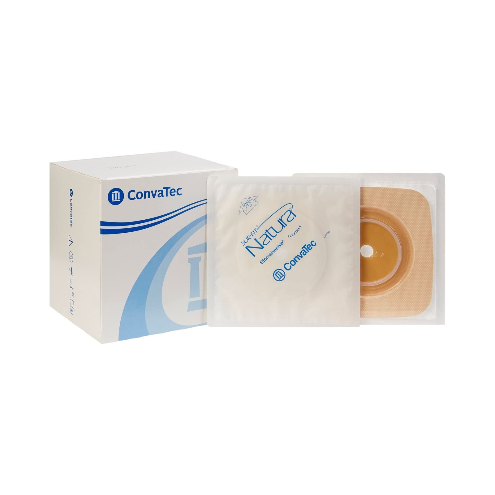 Convatec SUR-FIT Natura Stomahesive Flexible Skin Barrier 1 Count (Pack of 1)