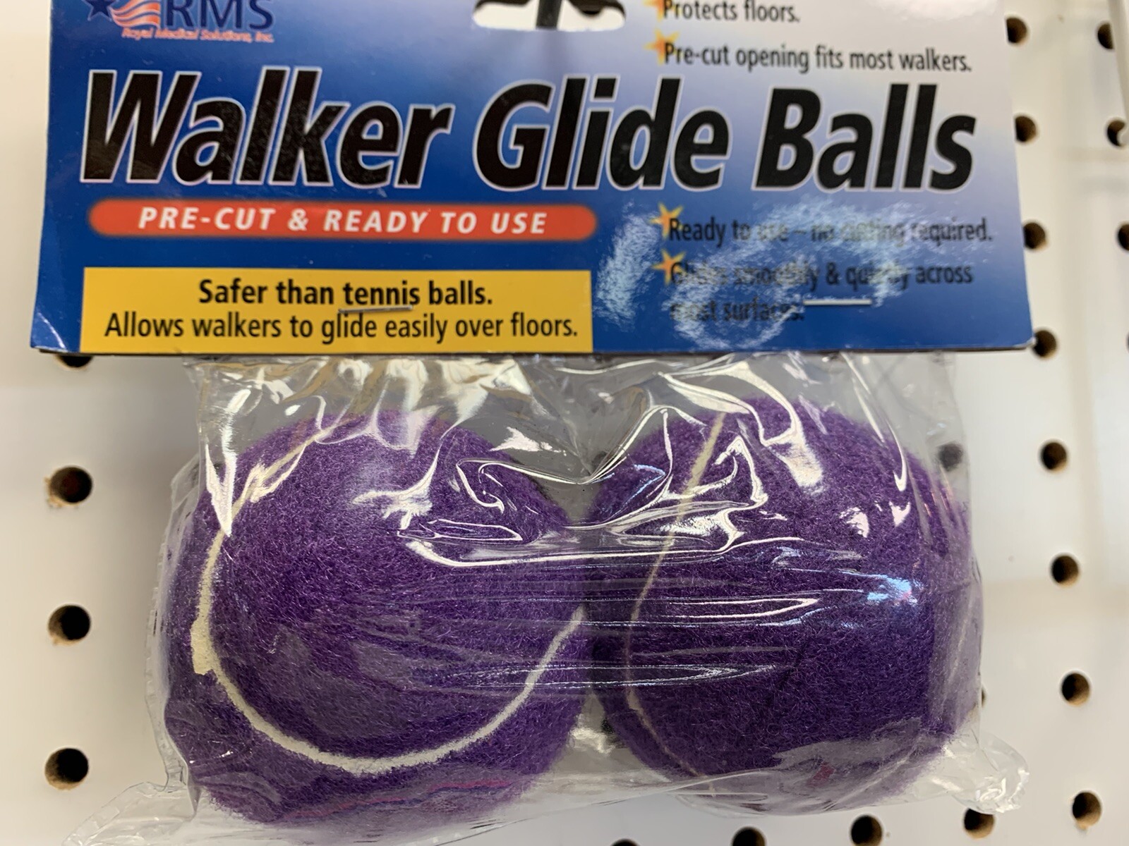 Rms Walker Glide Balls | Precut Opening For Easy Installation
