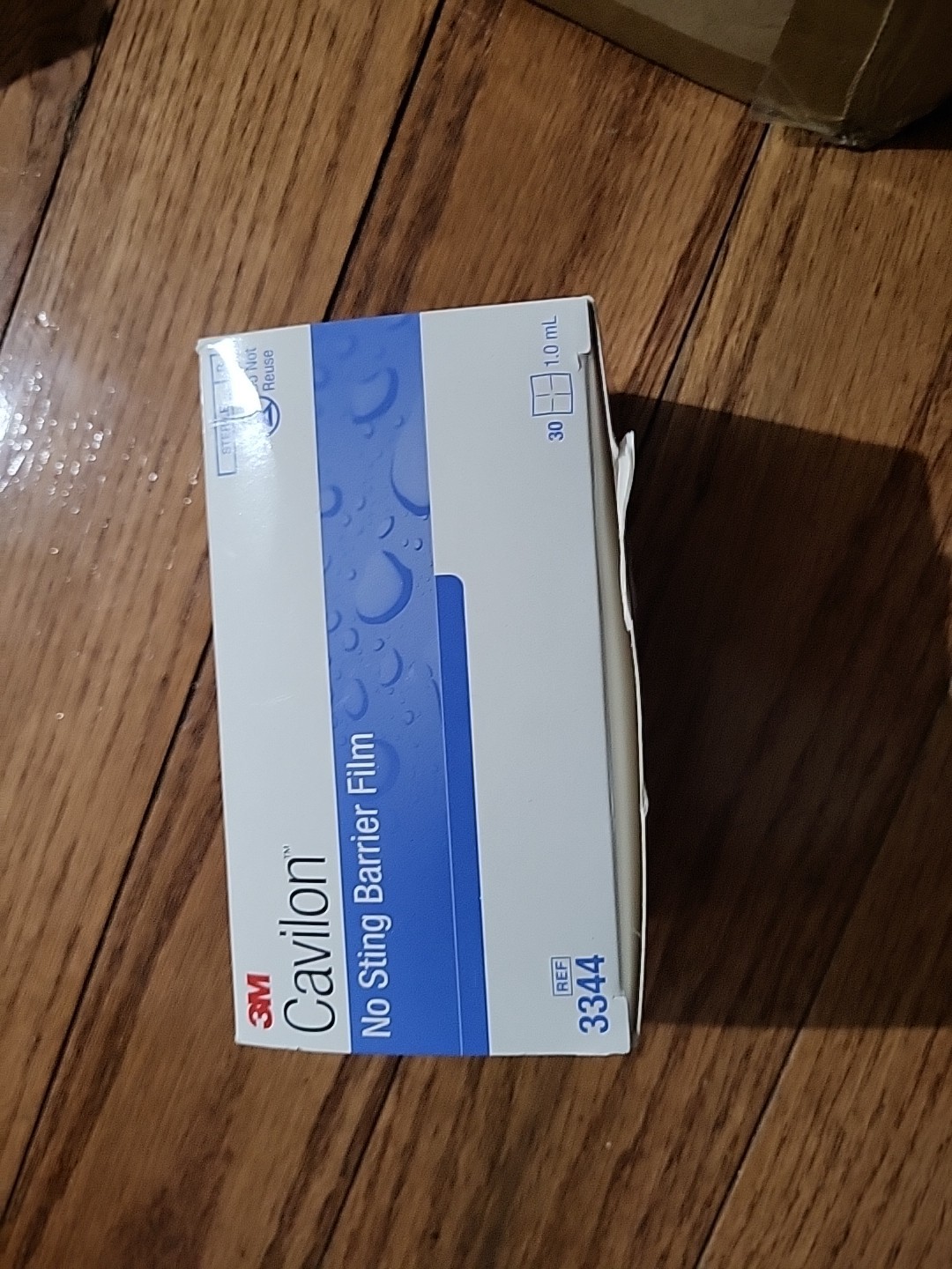 3M 3344 Cavilon No-Sting Skin Barrier Film Wipe Sterile 30 Count Boxed EXP 2027