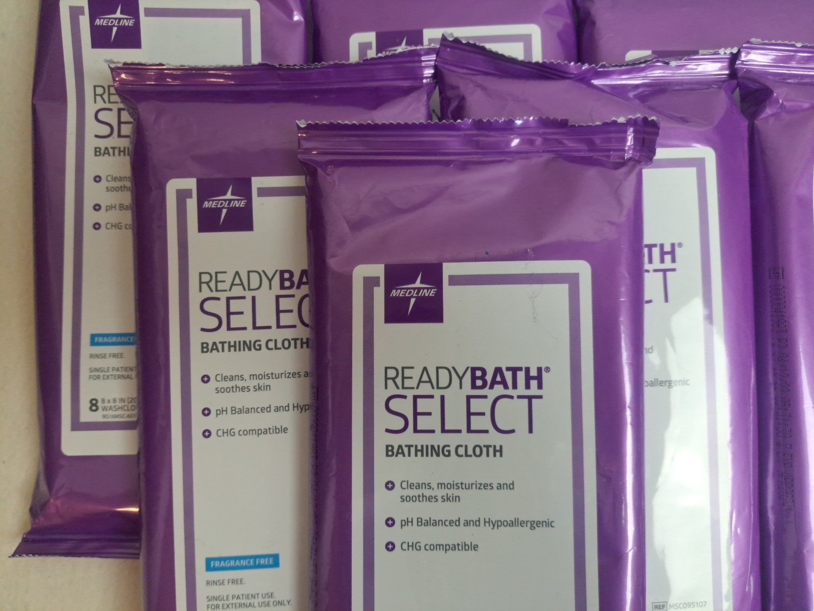 Lot of 11 Medline ReadyBath Select Bathing Cloths (8 Pack/88 Total) – Sealed