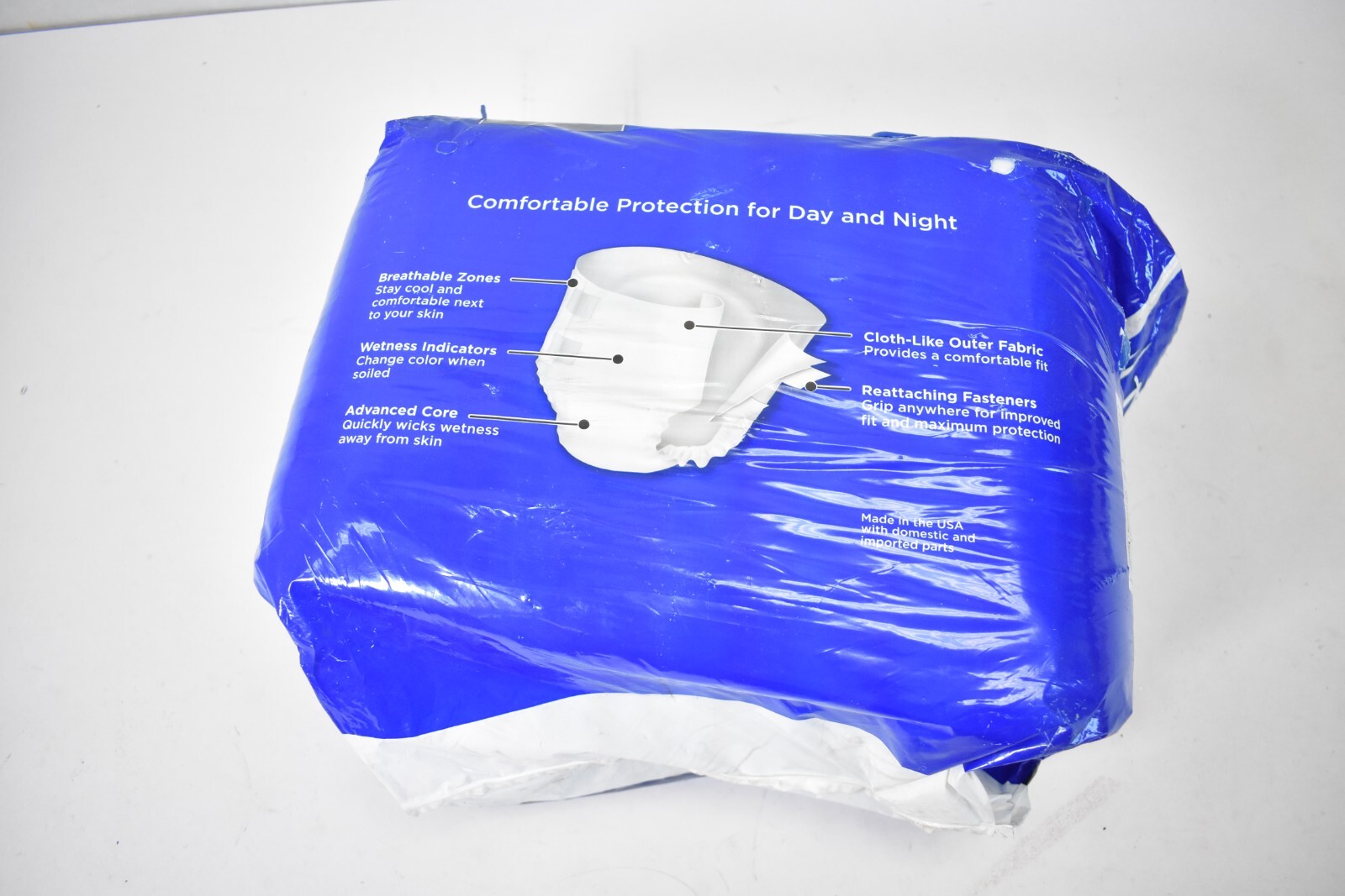 Rely Maximum Absorbency Large Size Adult Overnight Briefs 18 Pack 45″ To 48″