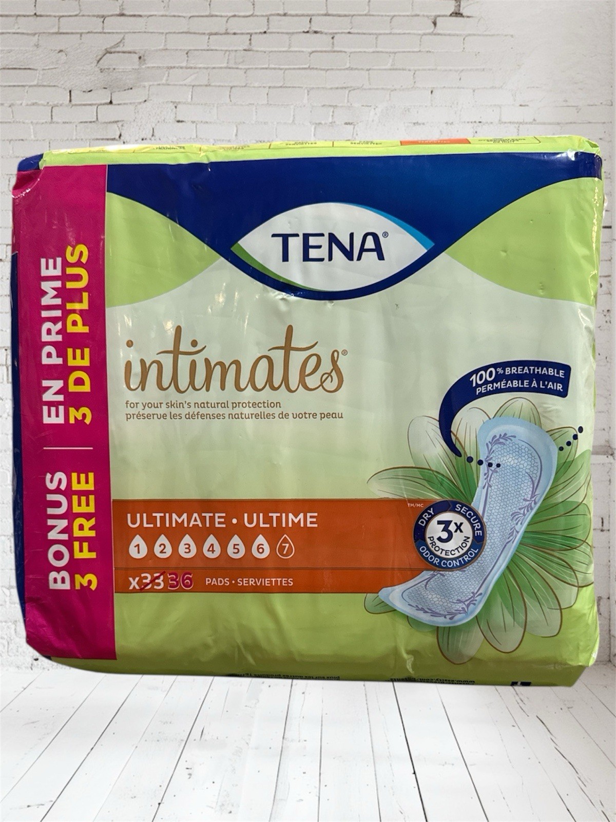 Tena Intimates Large Incontinent Incontinence Liners, 36 Count Ultimate Level 6