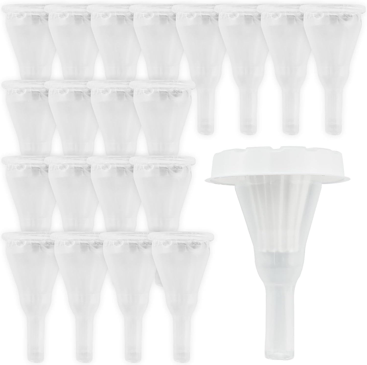 20 Silicone Self-Sealing Catheters | Enhanced Gel Adhesive, No Leakage | 29mm