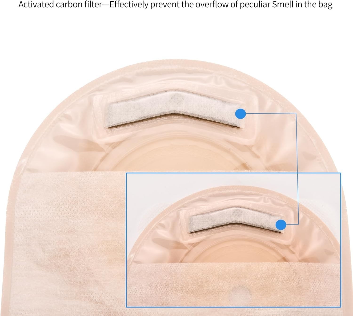 21 PCS Colostomy Bags,Ostomy Supplies, Two Piece Drainable Ostomy Pouch with Clo