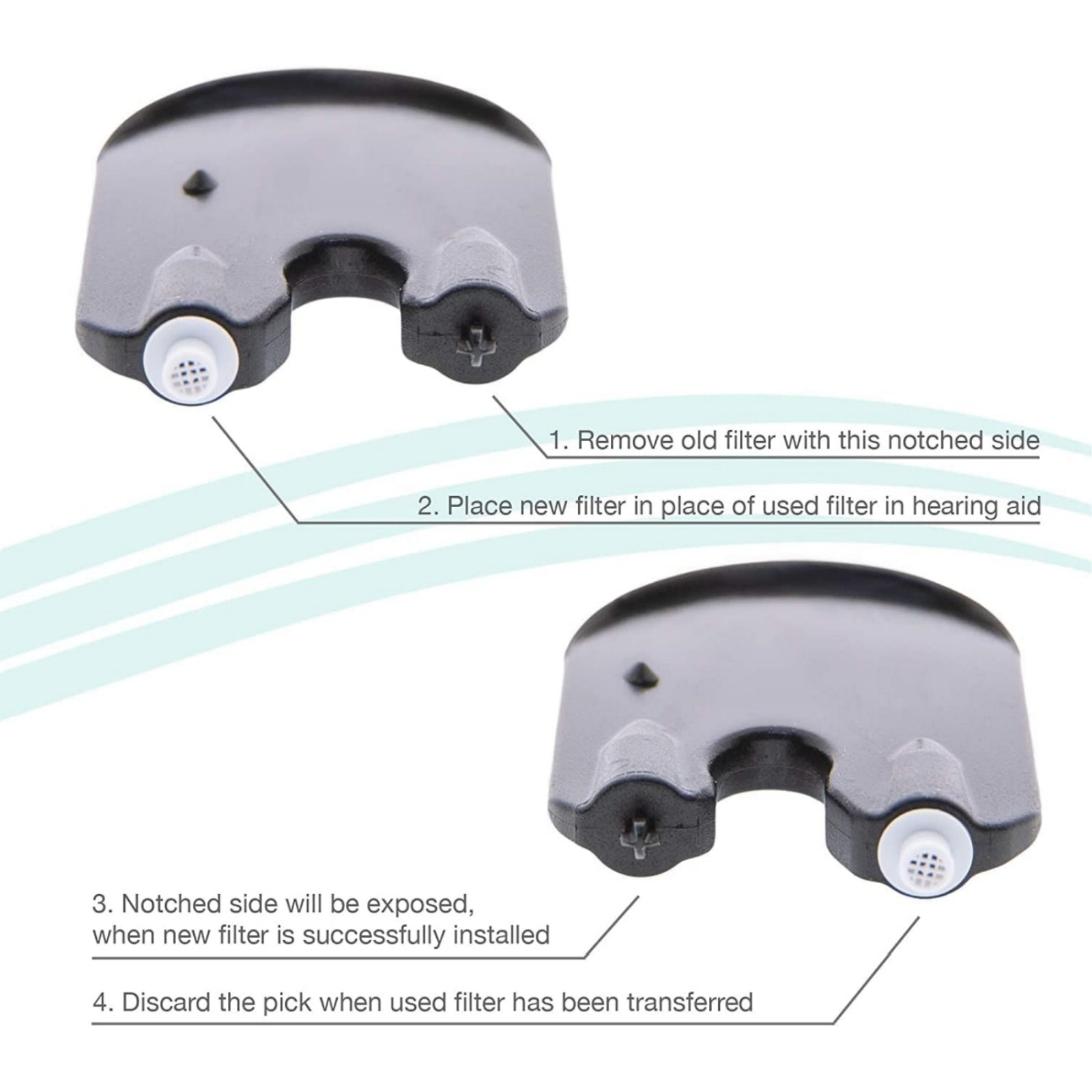3Pcs High Quality Wax Guard For Oticon Prowax Minifit Receiver Hearing Aid