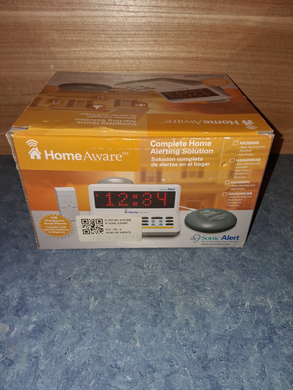 Homeaware Main Unit+Bed shaker-HA360MV-Brand New-High Quality Alert System!!!