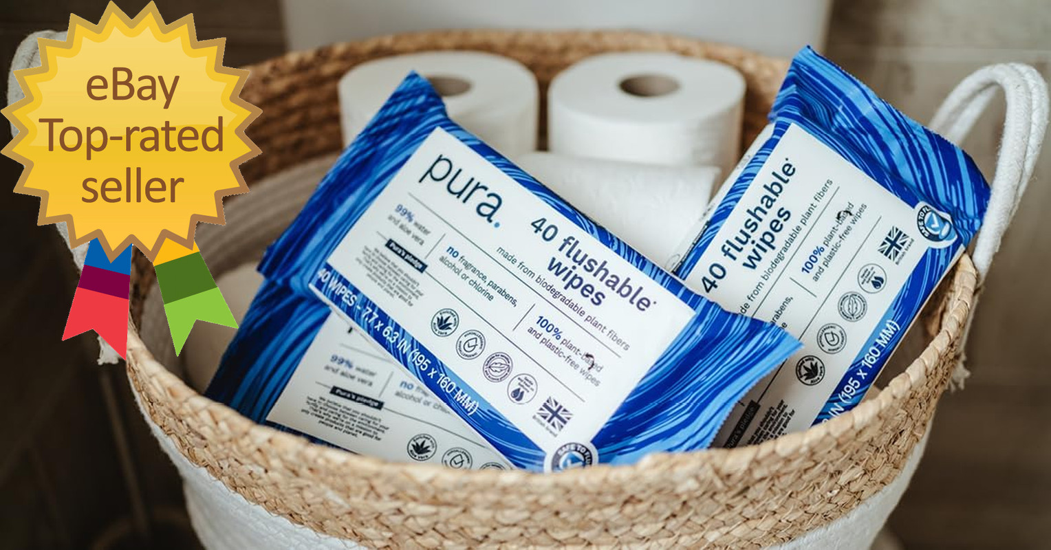 Adult XL Flushable Unscented Wipes 1 Pack of 40 Toilet Wipes Adult Wet Wipes