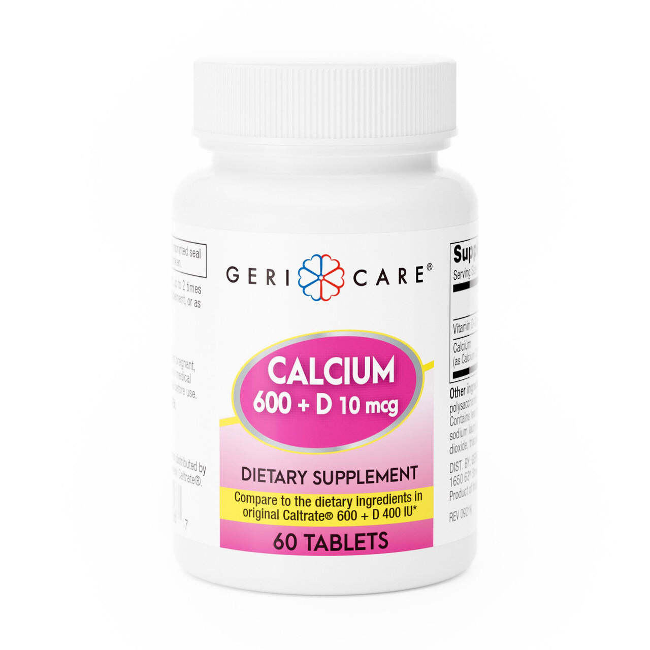 Geri-Care Joint Health Supplement, Calcium (600 mg) / Vitamin D (400 IU)