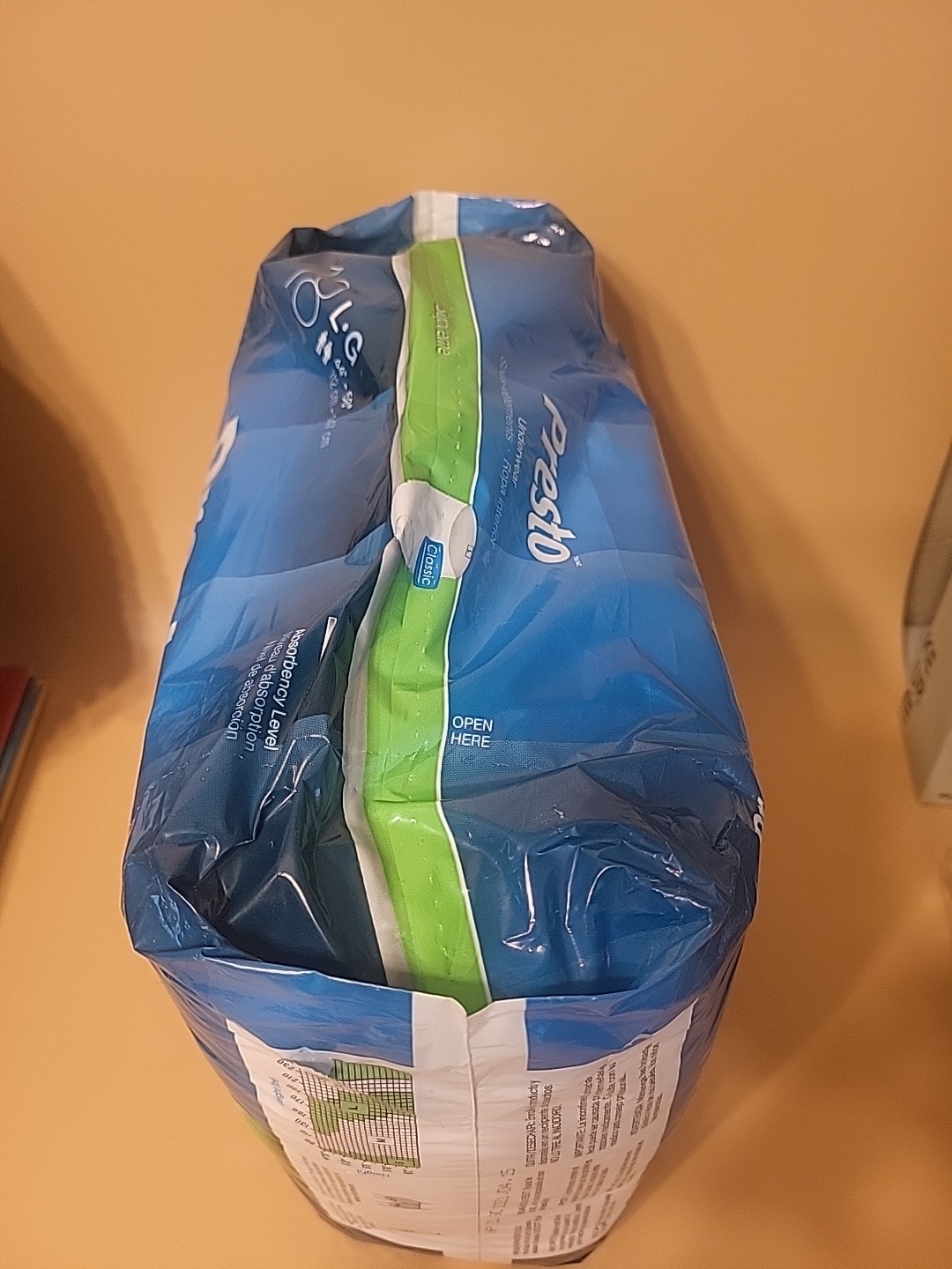 PRESTO SUPREME UNDERWEAR CLASSIC LARGE 44″-58″ MAX ABSORBENCY 18 COUNT UNISEX
