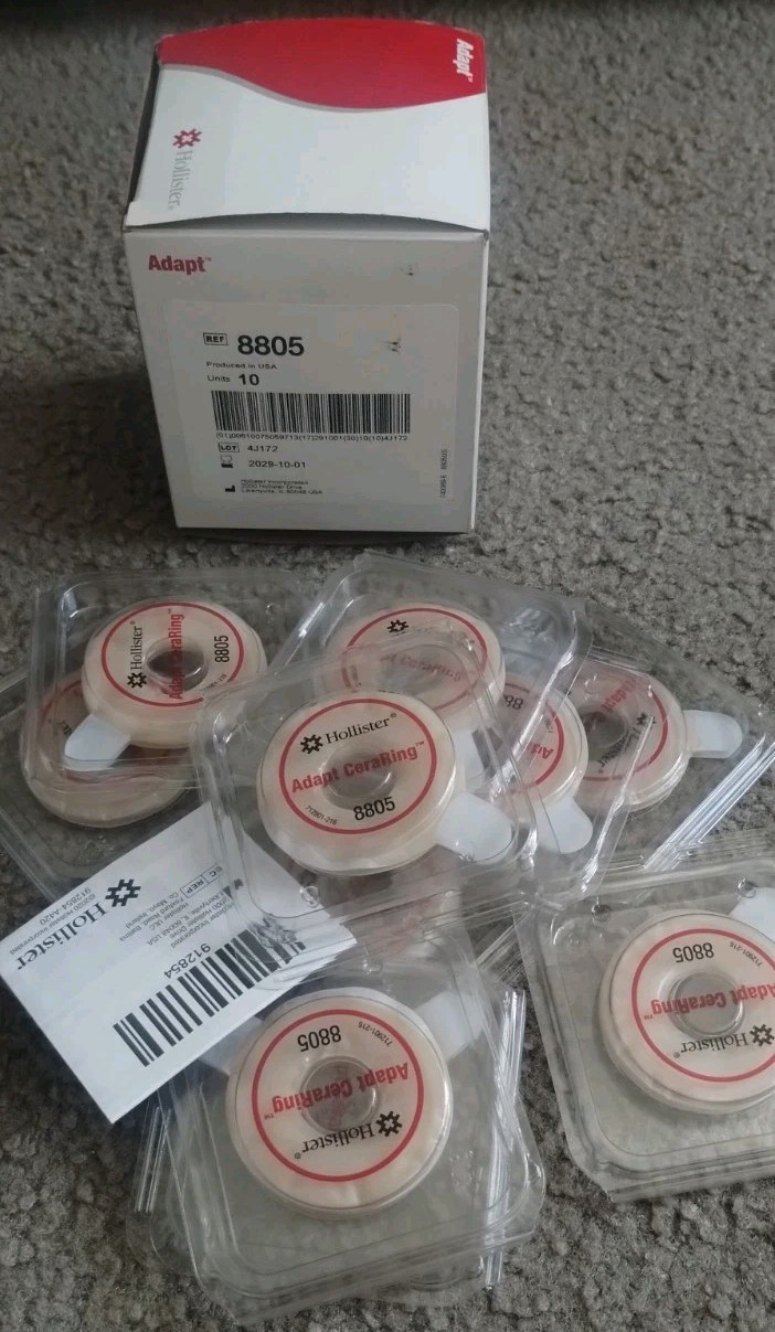 Hollister 8805 Adapt CeraRing 2″ (48 mm) ostomy barrier ring 10 Pack exp 2029