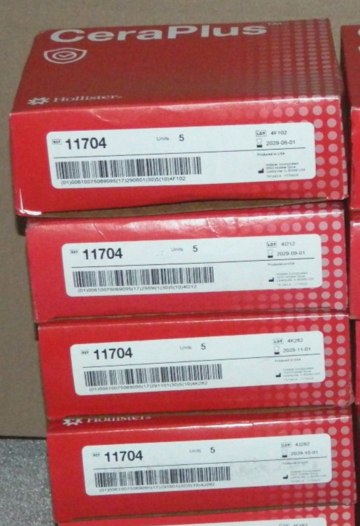NEW – LOT 4 Boxes CeraPlus Hollister 11704 Dated 2028-2029: 5 per Box / 20 Total