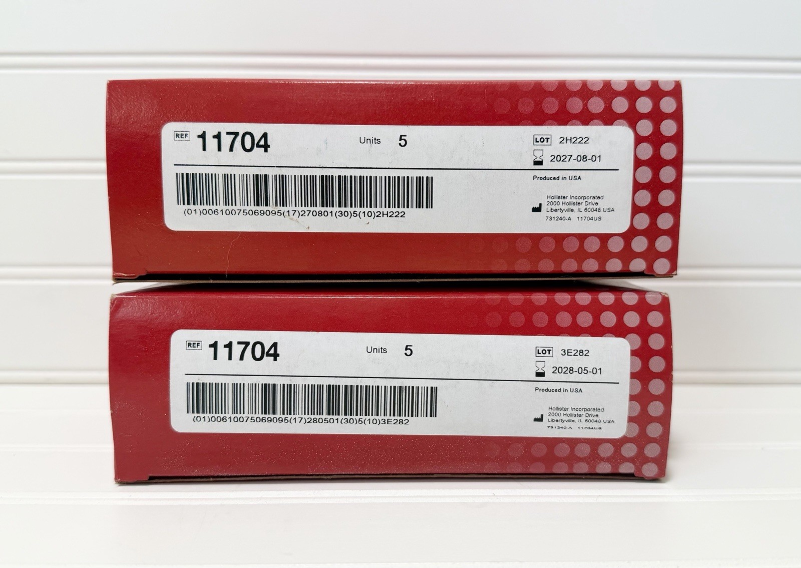 10 x Hollister CeraPlus 11704 New Image 2-Piece Ostomy Skin Barrier – 2027-2028