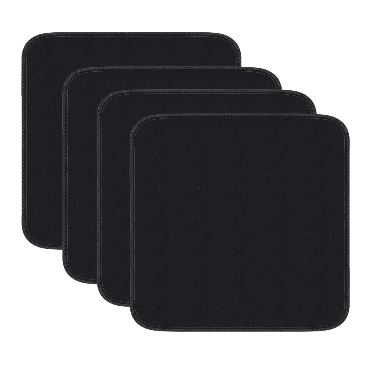 4 PCS Non-Slip Washable Seat Protector Pads Incontinence Chair 22×21 Inch