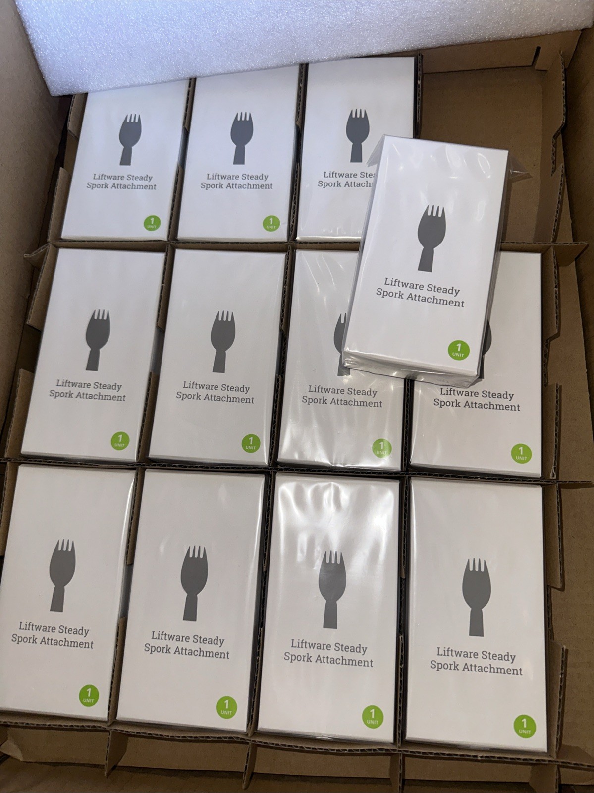 (Lot Of 96) LiftWare level steady Spork cutlery attachment #21065. Box Of 96 New