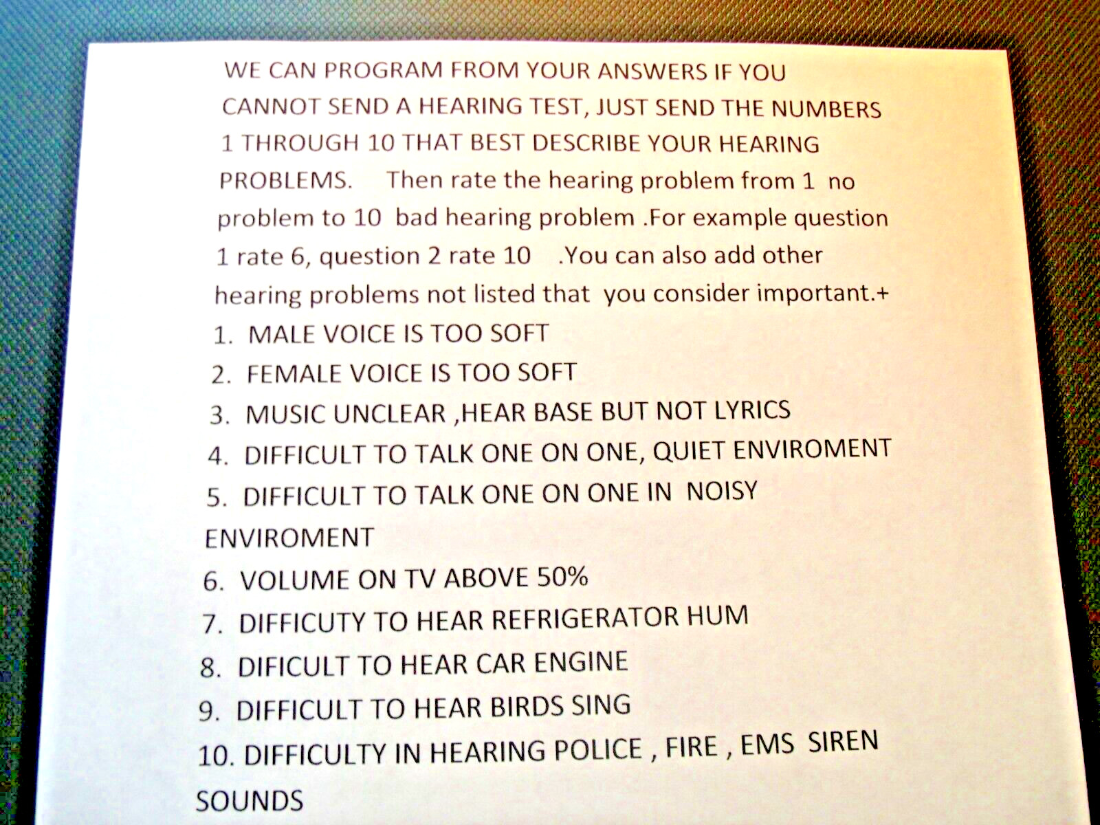 PROGRAMMABLE BEHIND THE EAR DIGITAL HEARING AID PROFOUND hearing loss