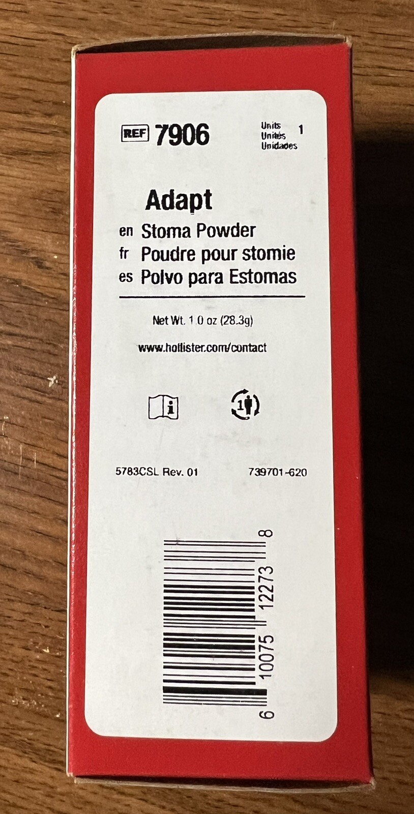 Hollister 7906 Adapt Stoma Powder 1.0 oz bottle New Exp 2026 Free Shipping