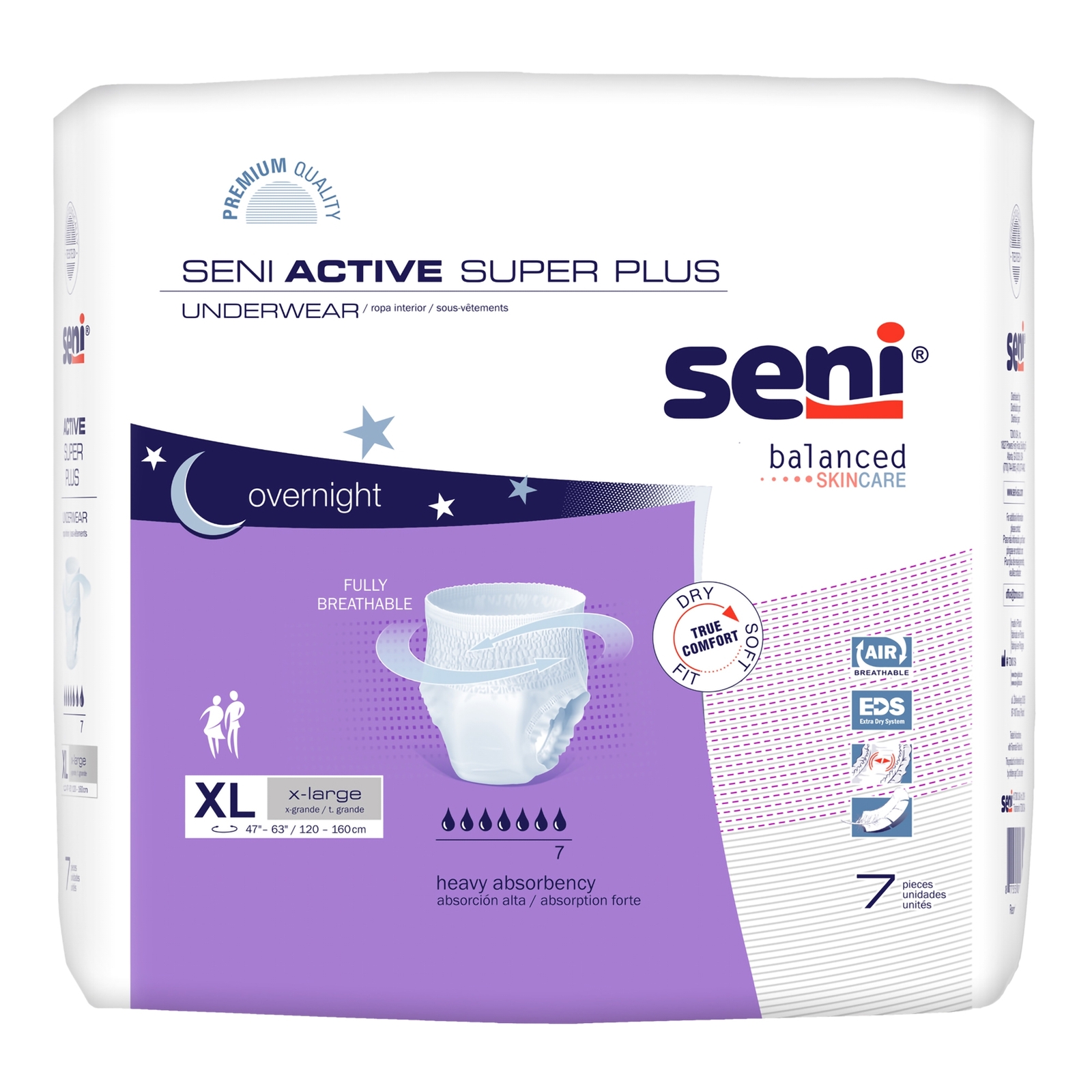 Seni Disposable Underwear X-Large Heavy 28 Ct