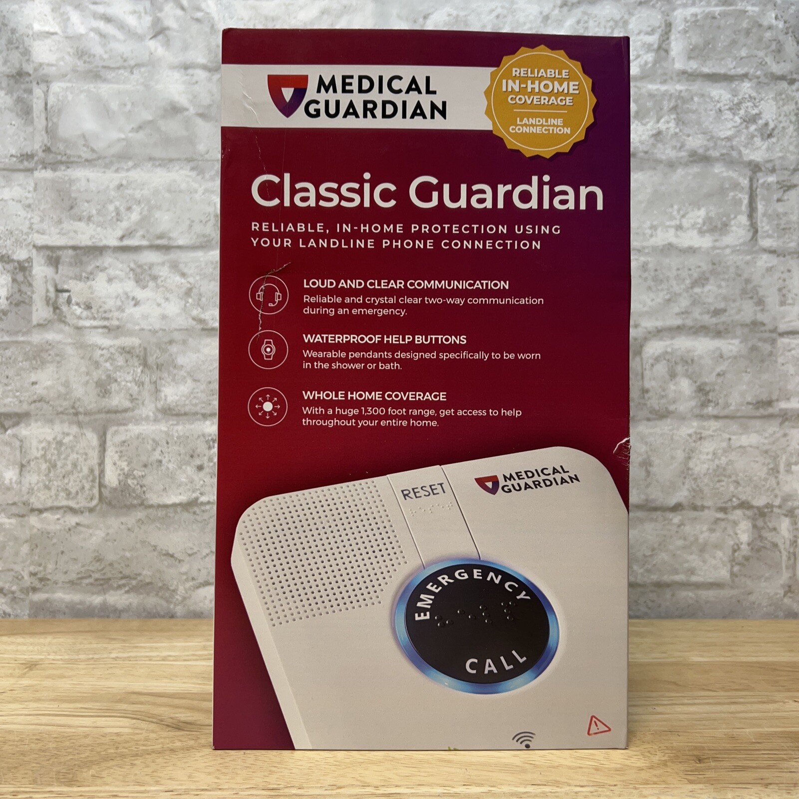 Medical Guardian In-Home Cellular Loud and Clear Medical Alert System