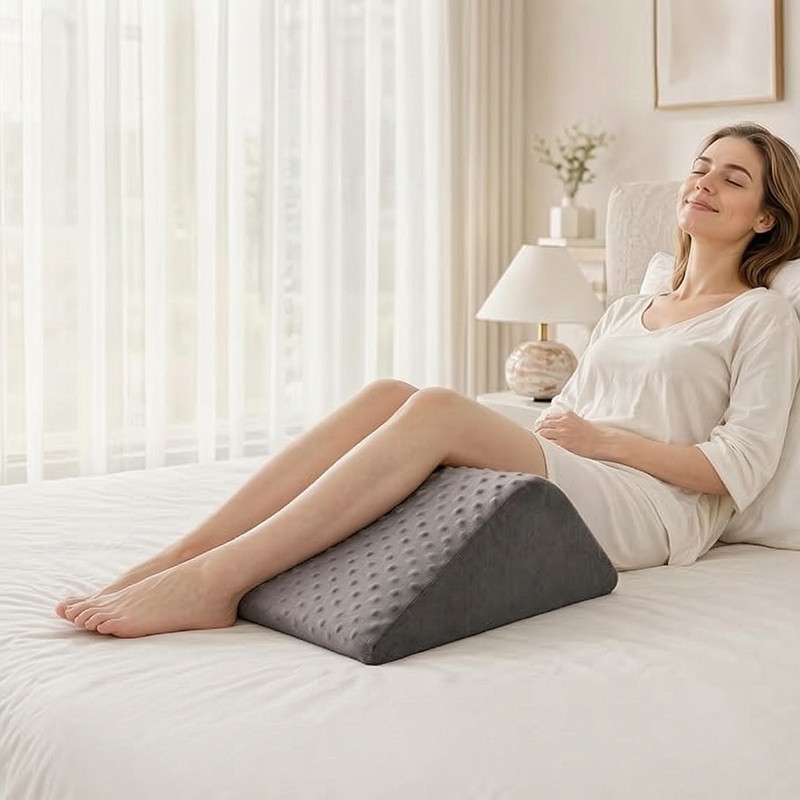 Foam Wedge Elevation Back & Leg Pillow Set