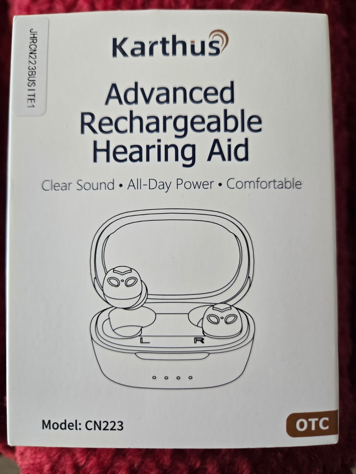 OTC Hearing Aids for Seniors & Adults, Rechargeable Hearing Aids – CN223