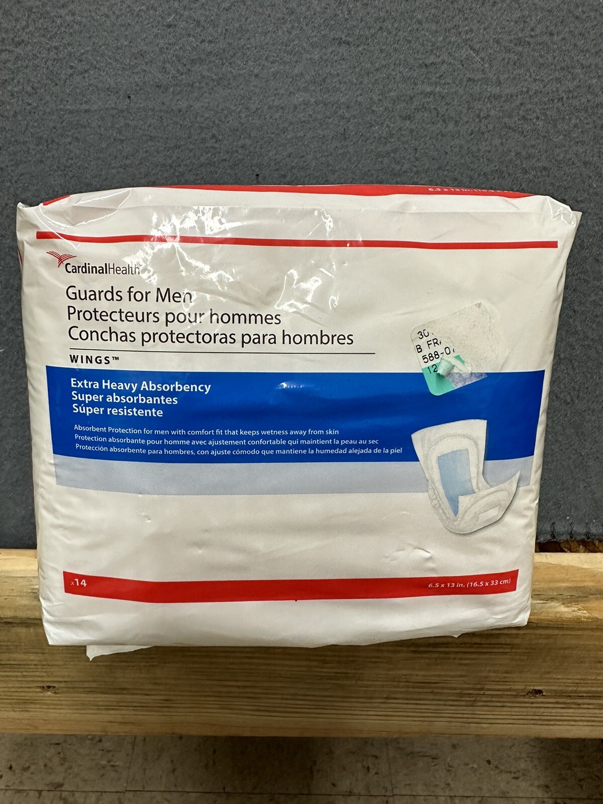 Cardinal Health ~ Guards for Men Pads Extra Heavy Absorbency ~ 14 Pads Per Pack
