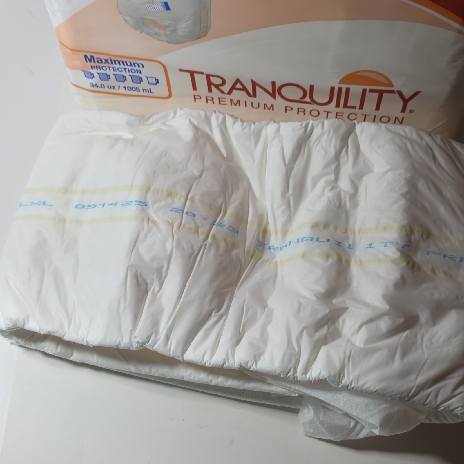 Tranquility ATN Maximum Absorbency Disposable Briefs XL 12 Pack